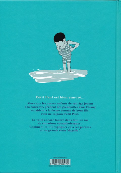 Verso de l'album Petit Paul