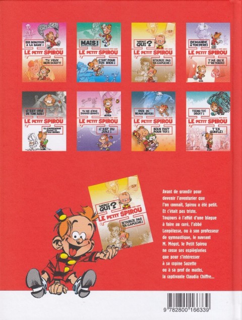 Verso de l'album Le Petit Spirou Tome 3 Merci qui ? / N'oublie pas ta capuche !