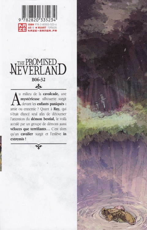 Verso de l'album The Promised Neverland 6 B06-32