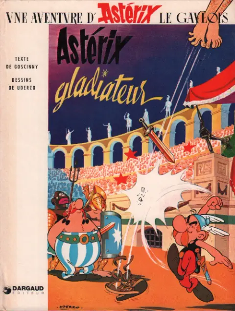 Couverture de l'album Astérix Tome 4 Astérix gladiateur