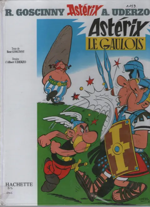 Couverture de l'album Astérix Tome 1 Astérix le Gaulois