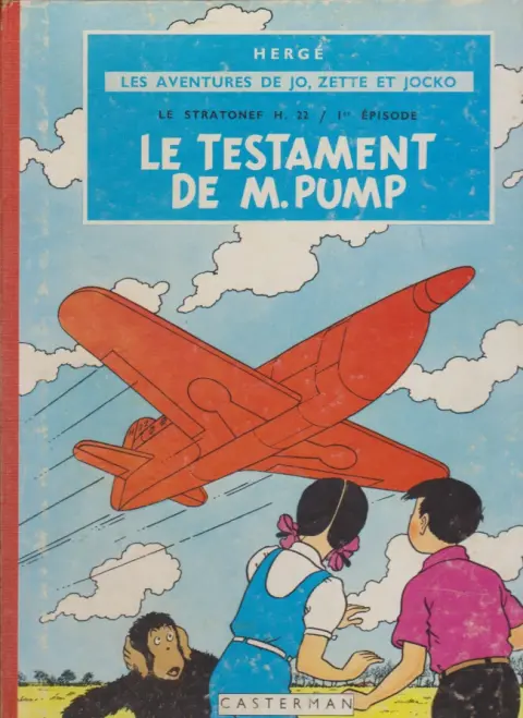 Couverture de l'album Les Aventures de Jo, Zette et Jocko Tome 1 Le testament de M. Pump