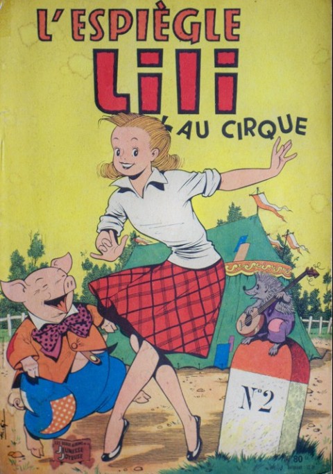 Couverture de l'album Lili Tome 2 L'espiègle Lili au cirque