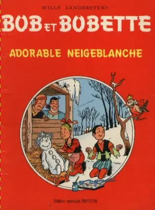 Couverture de l'album Bob et Bobette Tome 188 Adorable Neigeblanche