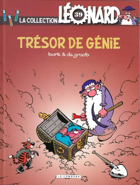 Couverture de l'album La Collection Léonard Tome 39 Trésor de génie