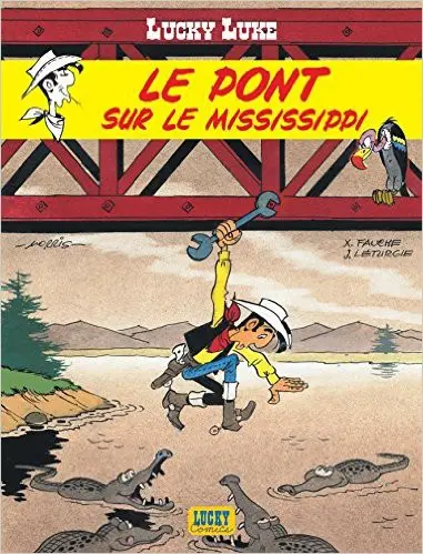 Couverture de l'album Lucky Luke Tome 63 Le pont sur le Mississippi