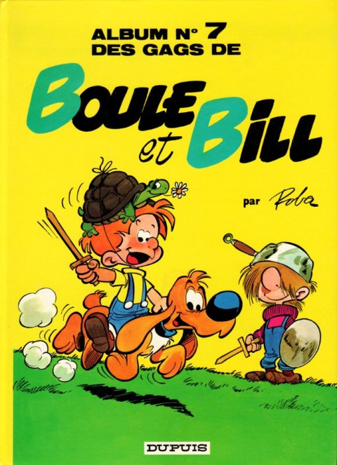 Couverture de l'album Boule et Bill N° 7 Album n°7 des Gags de Boule et Bill