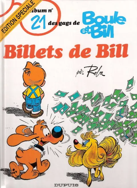 Couverture de l'album Boule & Bill Tome 21 Billets de Bill