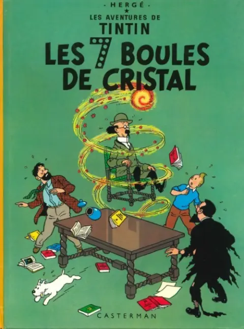 Couverture de l'album Tintin Tome 13 Les 7 boules de cristal