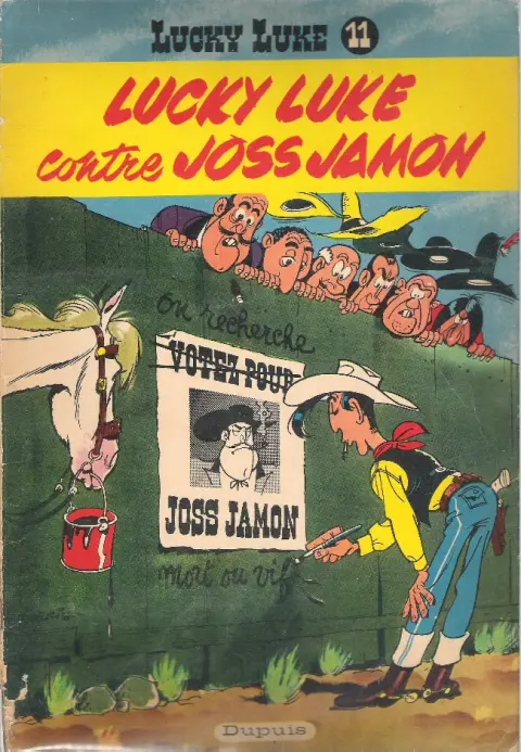 Couverture de l'album Lucky Luke Tome 11 Lucky Luke contre Joss Jamon