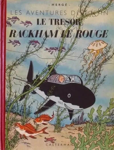 Couverture de l'album Tintin Tome 12 Le Trésor de Rackham le Rouge