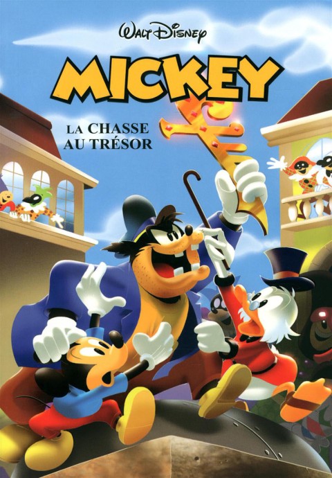 Couverture de l'album BD Disney Tome 20 Mickey - La chasse au trésor