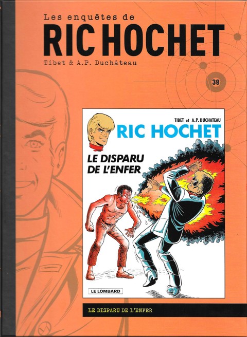 Couverture de l'album Les enquêtes de Ric Hochet Tome 39 Le disparu de l'enfer