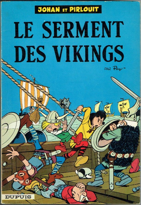 Couverture de l'album Johan et Pirlouit Tome 5 Le serment des vikings