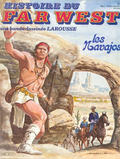 Couverture de l'album Histoire du Far West N° 8 Les Navajos