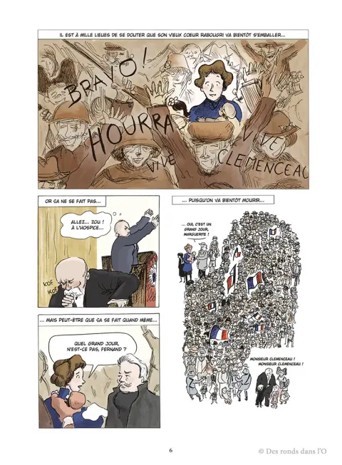 Planche de l'album Clemenceau Le crépuscule du Tigre