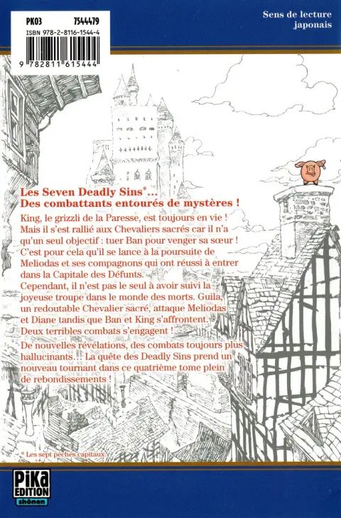Verso de l'album Seven Deadly Sins 4