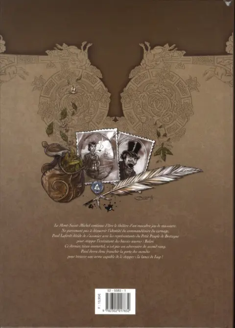 Verso de l'album Souvenirs d'un Elficologue Tome 3 La Lance de Lug
