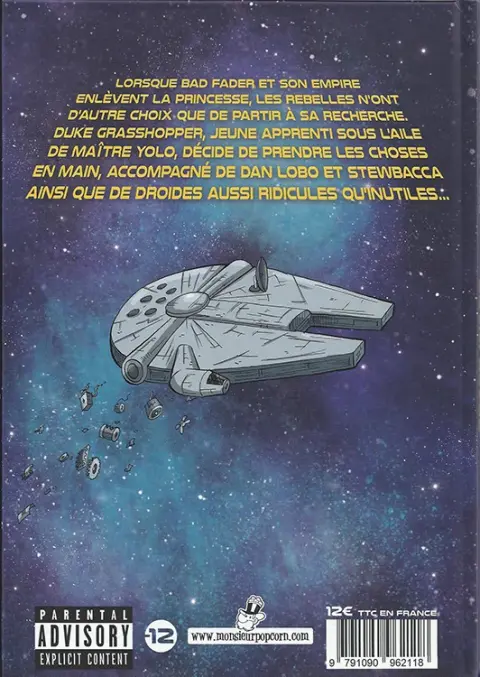 Verso de l'album Space Wars 1