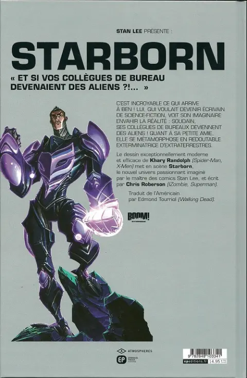 Verso de l'album Starborn Tome 1