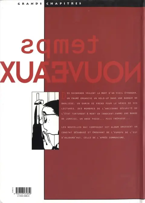 Verso de l'album Temps nouveaux