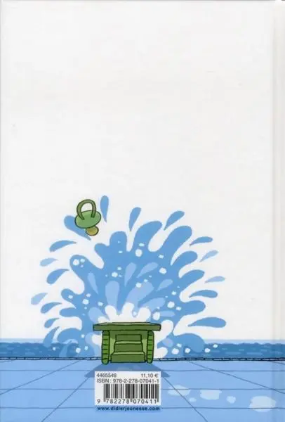 Verso de l'album Tétine Man Tome 3 Tétine Man n'a peur de rien