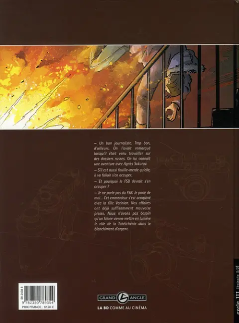Verso de l'album Thomas Silane Tome 5 Fuites
