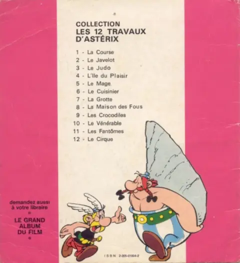Verso de l'album Les 12 travaux d'Astérix Tome 4 L'ile du plaisir