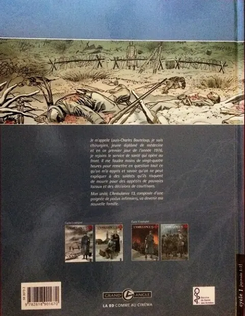 Verso de l'album L'Ambulance 13 Tome 1 Croix de sang