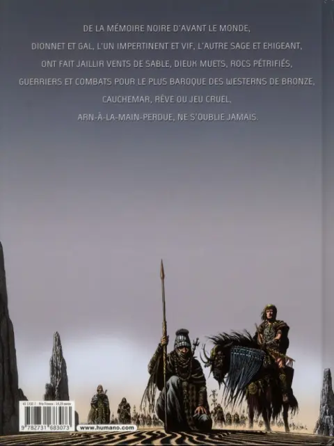 Verso de l'album Arn Tome 2 Le triomphe d'Arn