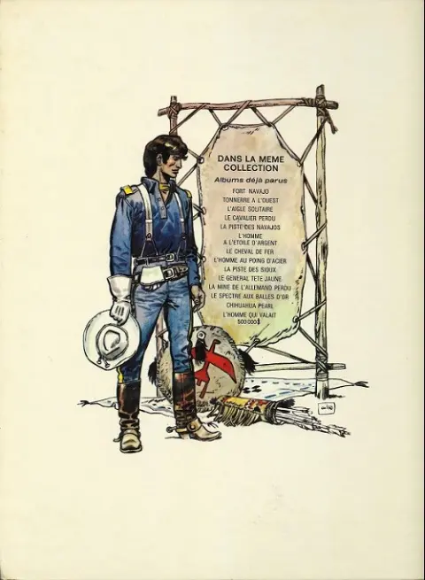 Verso de l'album Blueberry Tome 3 L'aigle solitaire
