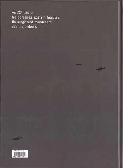 Verso de l'album Les Derniers corsaires
