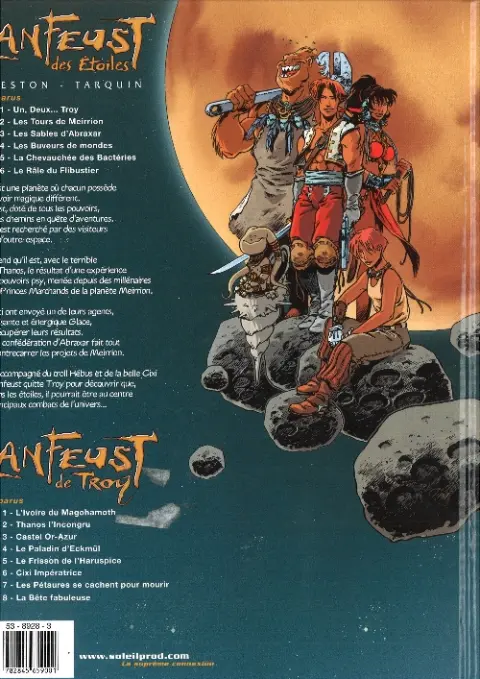 Verso de l'album Lanfeust des Étoiles Tome 4 les buveurs de mondes