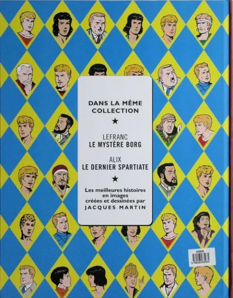 Verso de l'album Lefranc Tome 3 Le mystère Borg