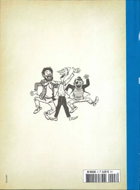 Verso de l'album Les Pieds Nickelés - La collection Tome 3 Les Pieds Nickelés en pleine corrida
