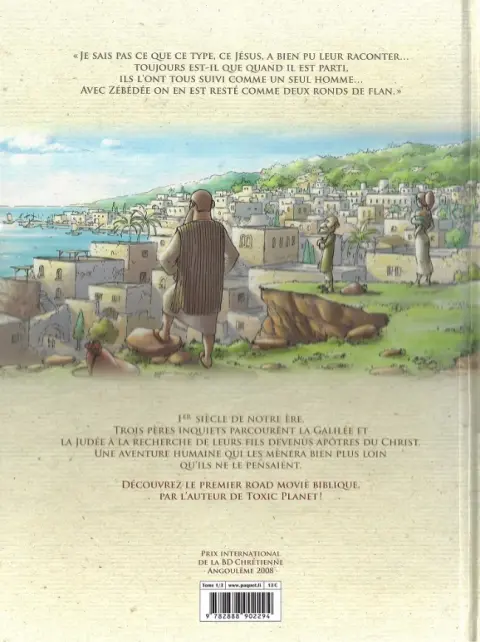 Verso de l'album Le Voyage des pères Tome 1 Jonas