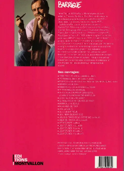 Verso de l'album Barricatures Tome 26 2006 - L'Année à traits tirés