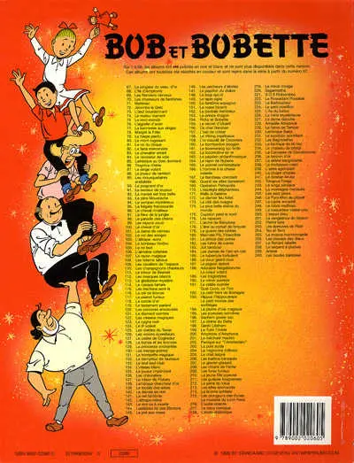 Verso de l'album Bob et Bobette Tome 260 Les boules bariolées