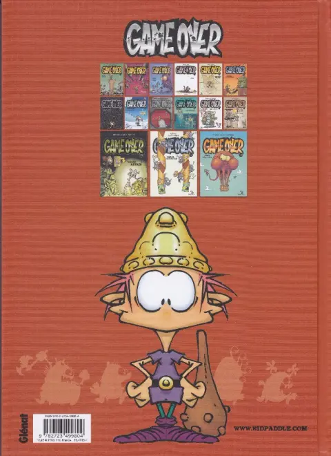 Verso de l'album Game over Tome 16 Aïe aïe eye