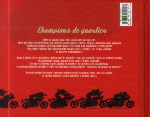 Verso de l'album Joe Bar Team Les sportives cultes - 1955/1985
