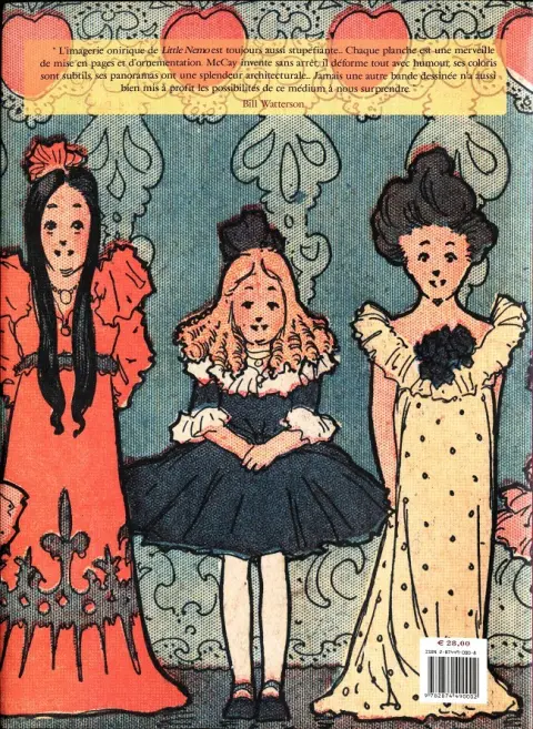 Verso de l'album Little Nemo 1905-2005 - Un siècle de rêves
