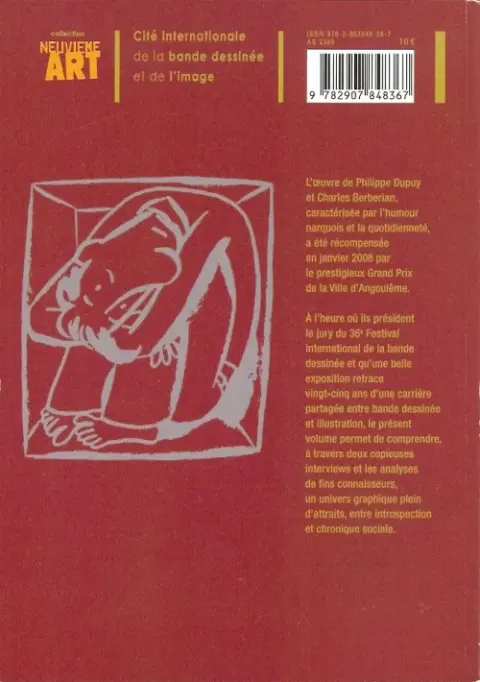 Verso de l'album Dupuy & Berberian
