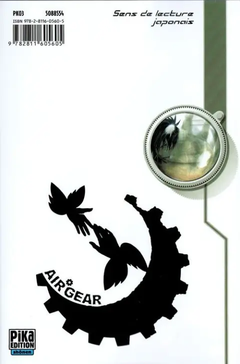 Verso de l'album Air gear 30