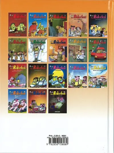 Verso de l'album Les Bidochon Petit format Tome 4 Maison, sucrée maison