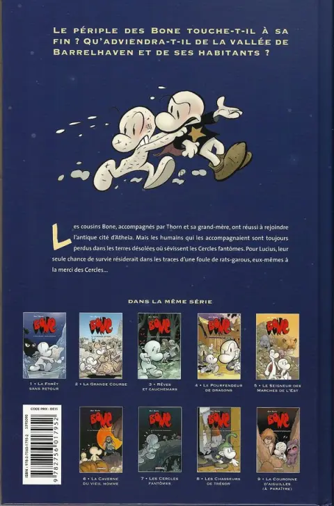 Verso de l'album Bone Tome 8 Les Chasseurs de trésor