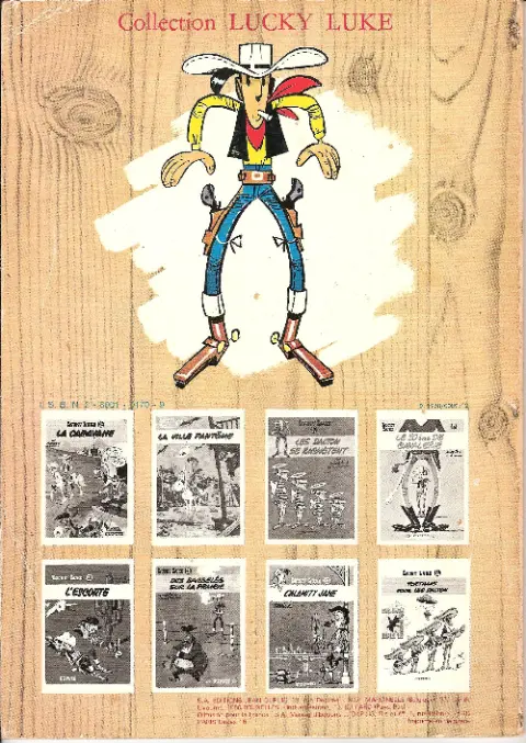 Verso de l'album Lucky Luke Tome 31 Tortillas pour les Dalton