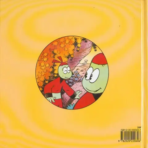 Verso de l'album Pik et Bou