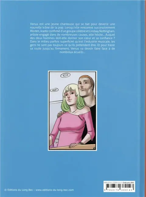 Verso de l'album Venus Pop