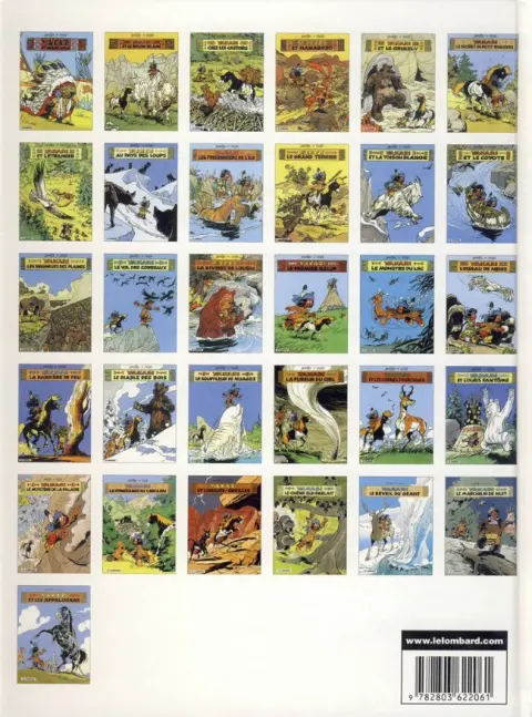 Verso de l'album Yakari Tome 16 Le Premier Galop