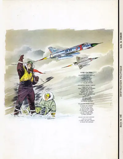 Verso de l'album Tanguy et Laverdure Tome 11 Destination Pacifique